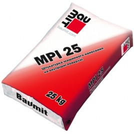 MPI 25 Baumit, штукатурка машинна цементно-вапняна, 25кг